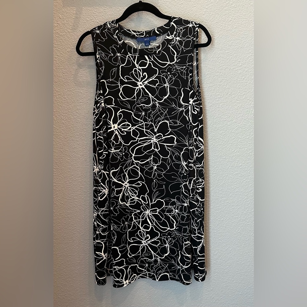 Apt. 9 Black and White Dress